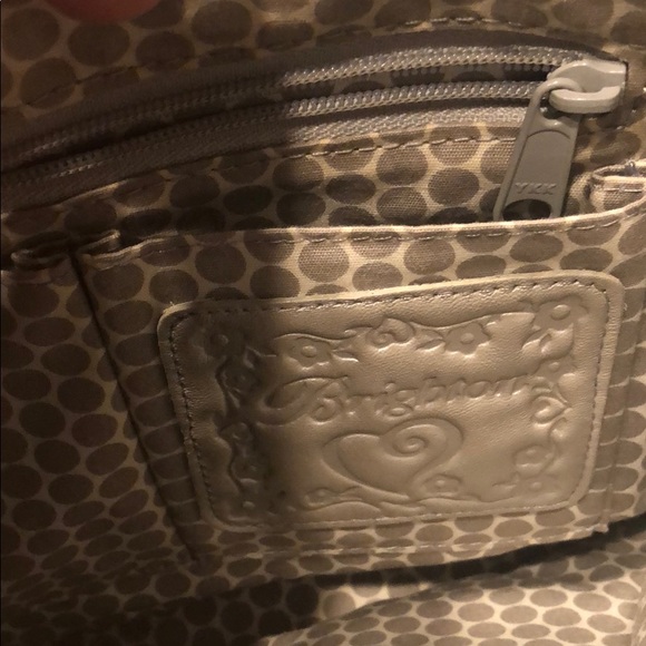 Brighton straw & leather handbag. Used once. EUC. - Picture 6 of 8